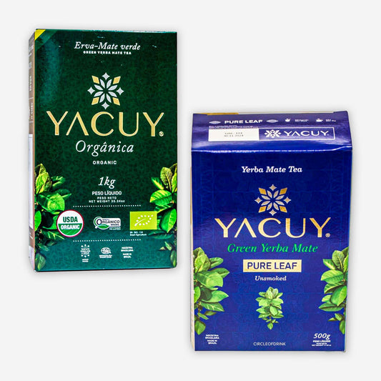 Yacuy Organic Erva 1kg + Pure Leaf Yerba Bundle 500g - 2 Packs