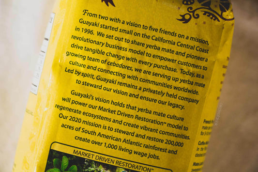 Guayaki yerba mate tea