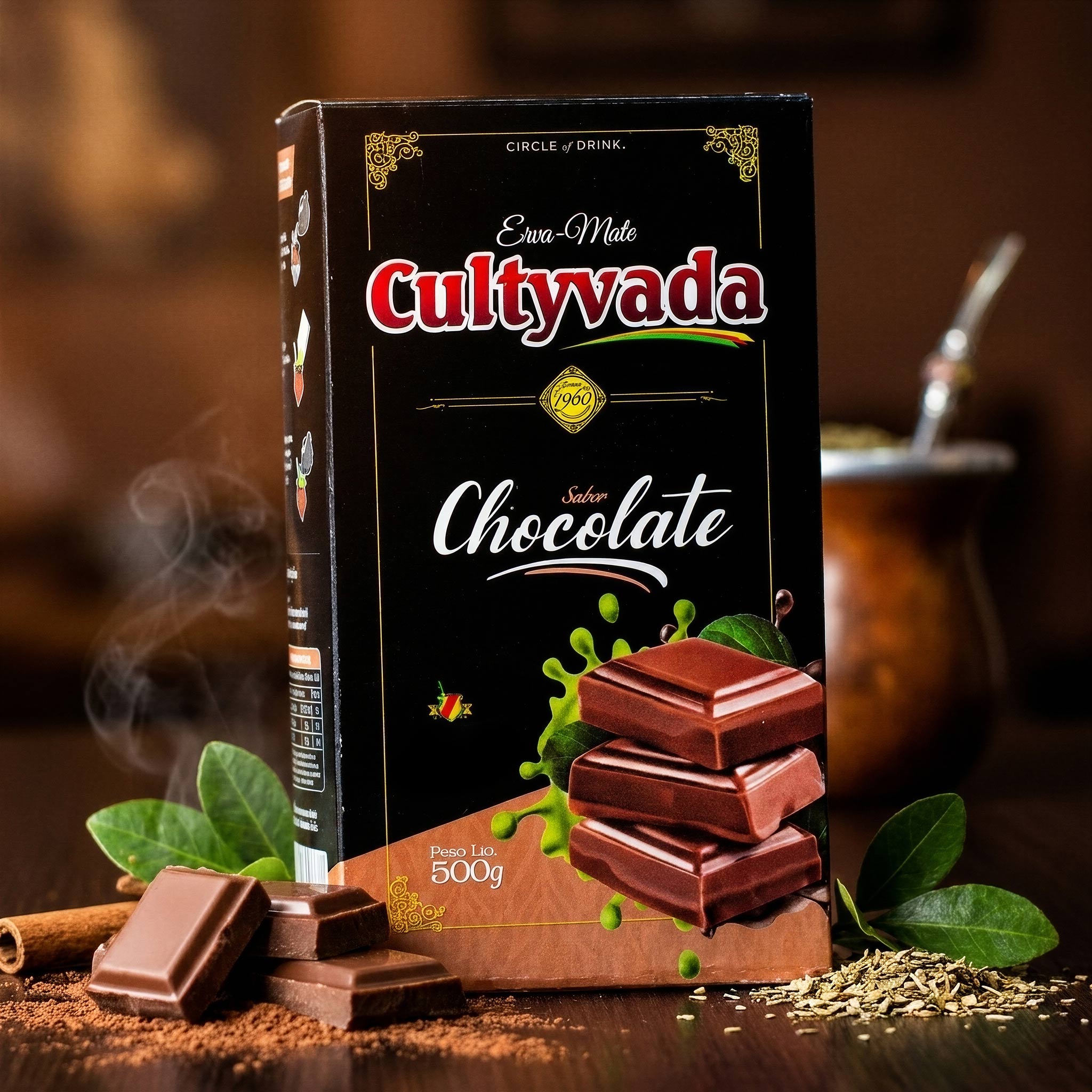Cultyvada Chocolate Erva Mate Tea 500g – Circle of Drink