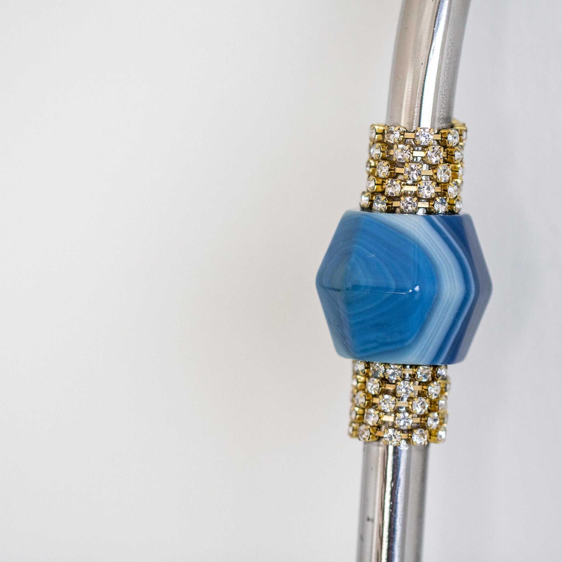 Diamonte Azul Bomba - Spoon Filter - Decorative Crystals and Blue Gem