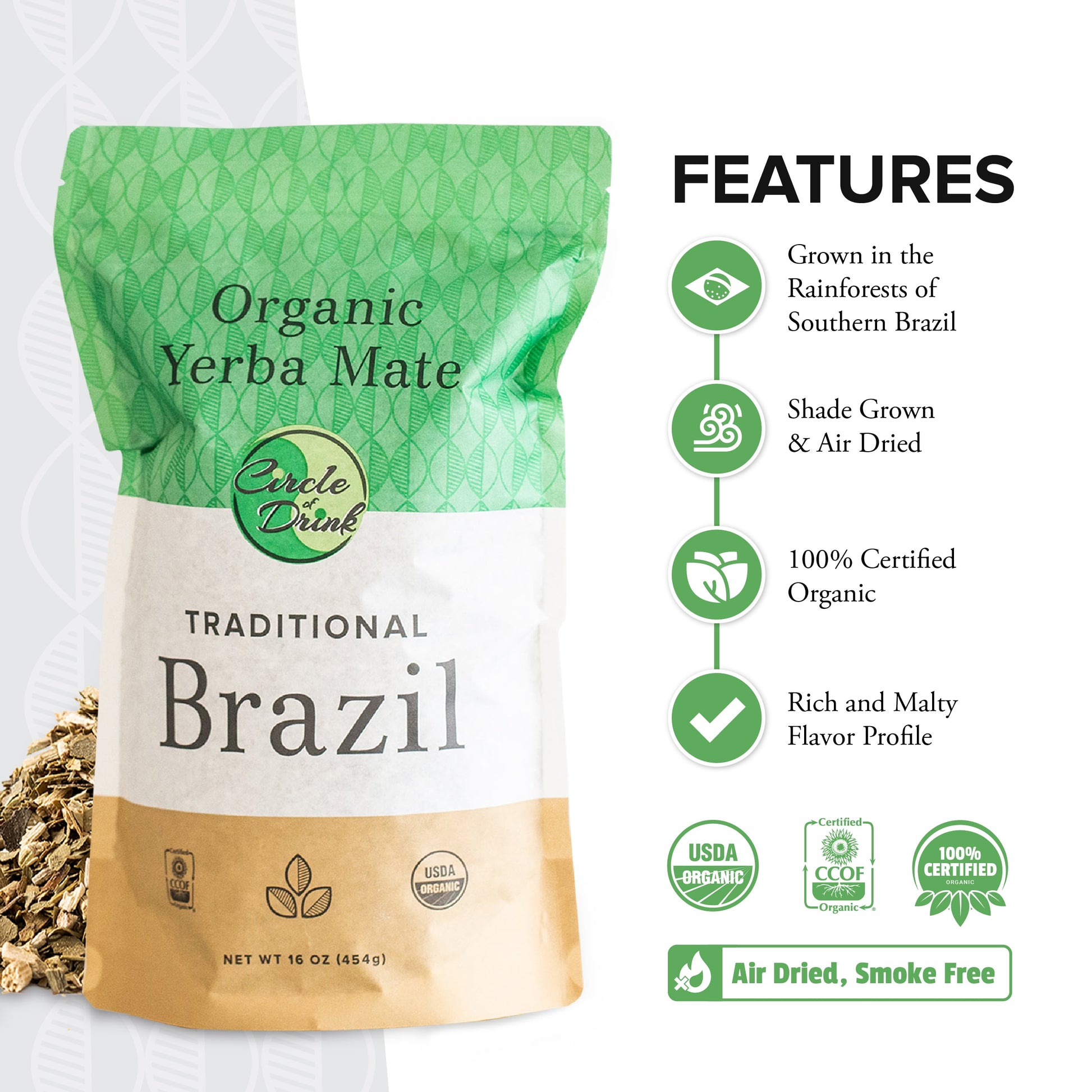 Brazil Traditional Organic Yerba Mate Tea