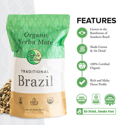 Brazil Traditional Organic Yerba Mate Tea