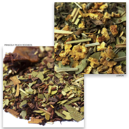 LEMON AND PRINCELY PEACH ROOIBOS YERBA MATE TEA