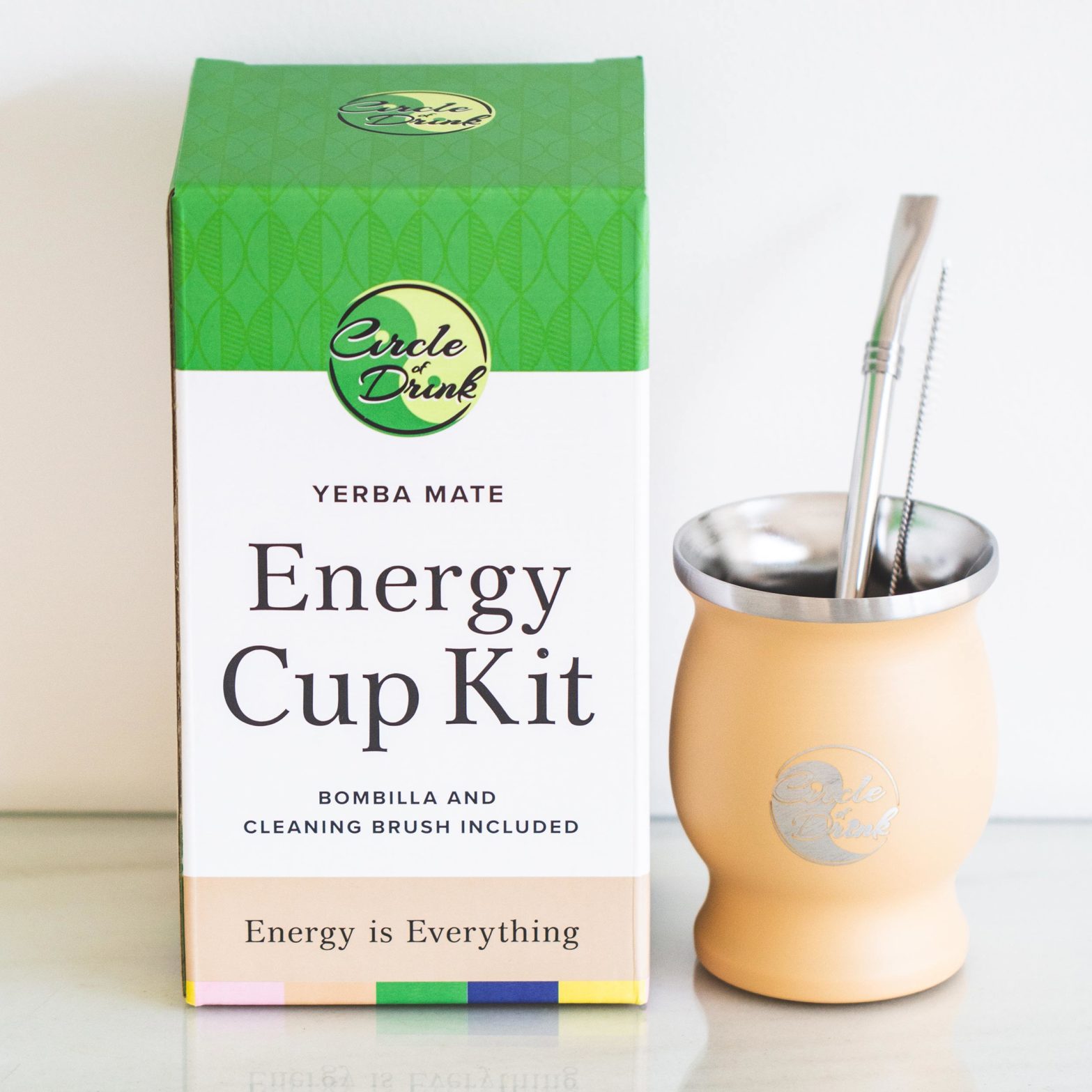 Acceptance Energy Cup - Double Wall Stainless Steel Yerba Mate Cup