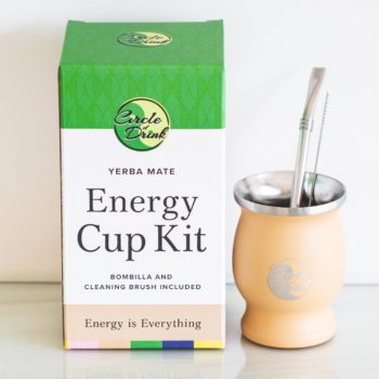 Traditional Yerba Mate Starter Kit with Yerba Mate, Mate Gourd, Stainless  Steel Bombilla Straw, Cleaning Brush For Your Bombilla & Tea Filter Bags