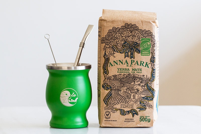 Anna Park Original Enegy Cup Yerba Mate Kit with Bombilla and Brush