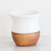 Aspen Capital Cup Original - Wooden Ceramic Yerba Mate Cup