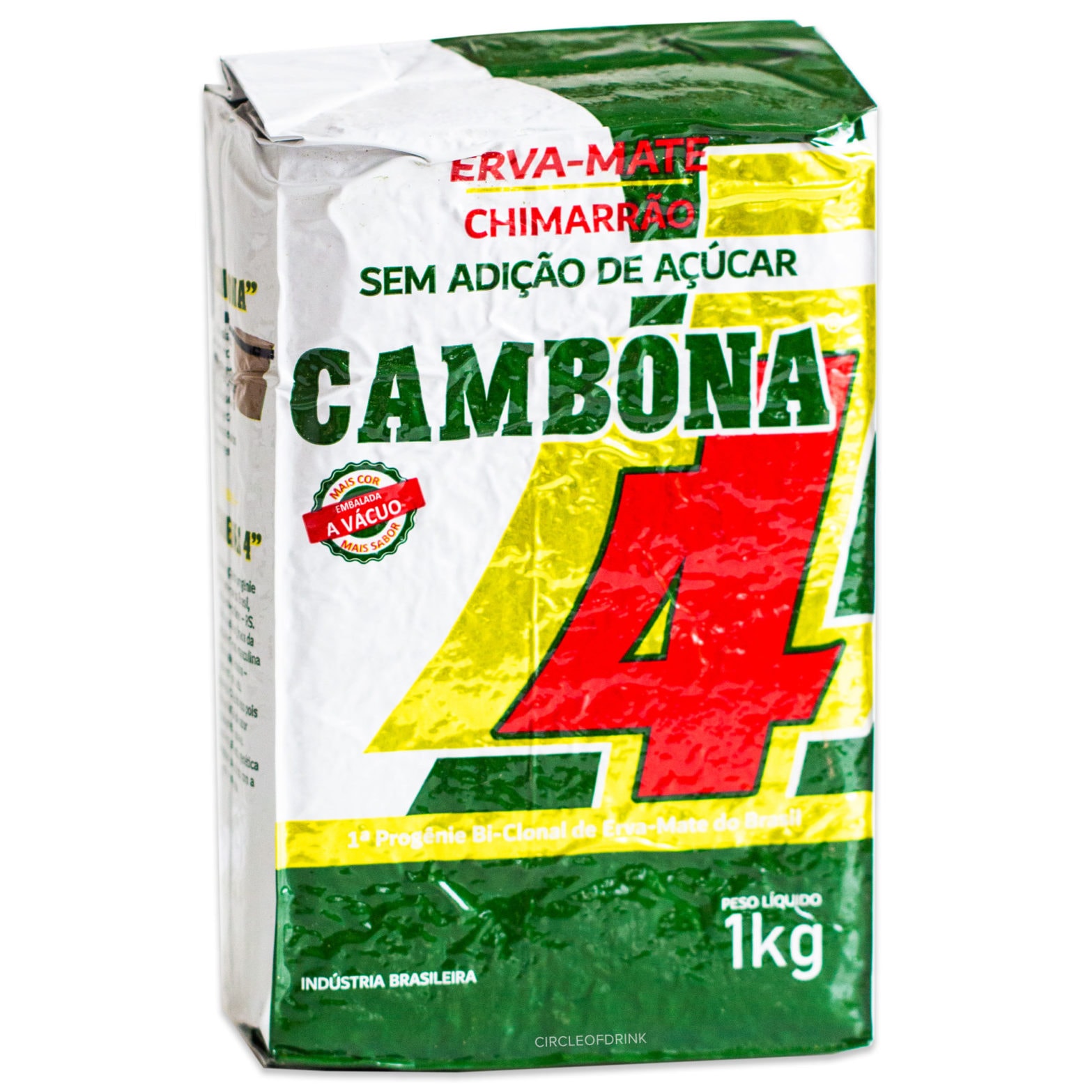Cambona 4 Brazilian Erva Mate Tea - 1kg - 2.2lb - Vacuum Sealed