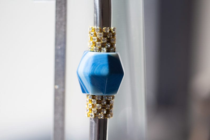 Diamonte Azul Bomba - Spoon Filter - Decorative Crystals and Blue Gem
