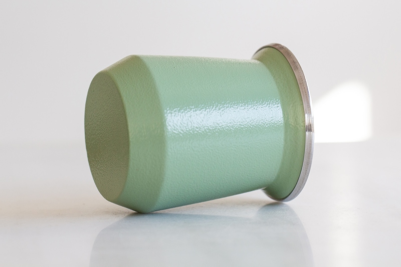 Viridian Infinity Cup - 22g, 6oz Capacity - Double Walled Stainless Steel Mate Cup - Matte Viridian Green Colorway