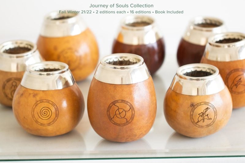Journey of Souls Cup Edition of 2. Calabash yerba mate Cup.
