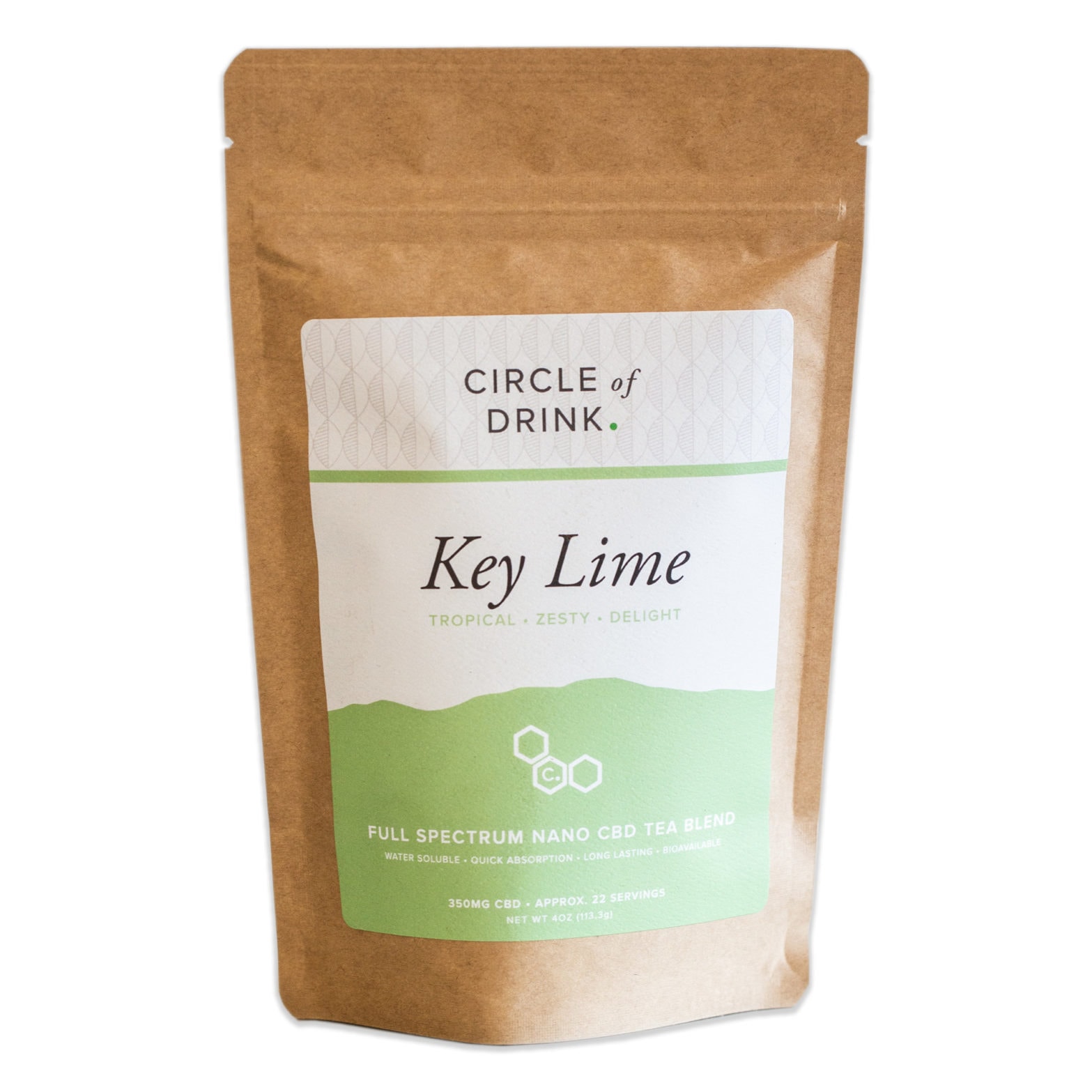 Keylime CBD Tea - 4oz - 350mg - Deep Sleep, Relaxation, Adaptogen