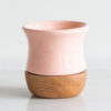 Maria Capital Cup Copita - Wooden Ceramic Yerba Mate Cup