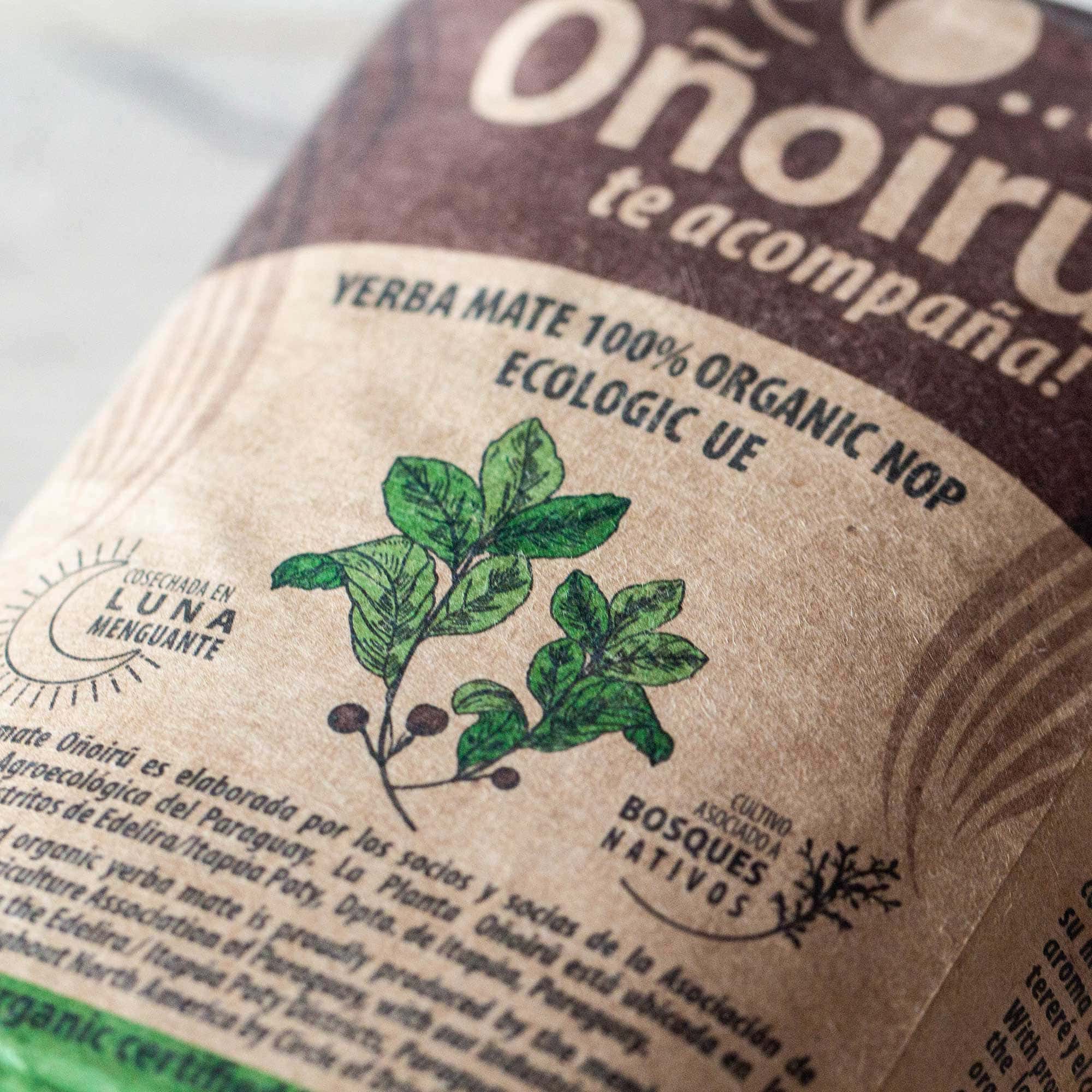 Yerba Mate Green Organic g Native Leaf Brazil Gourmet Bio leaves