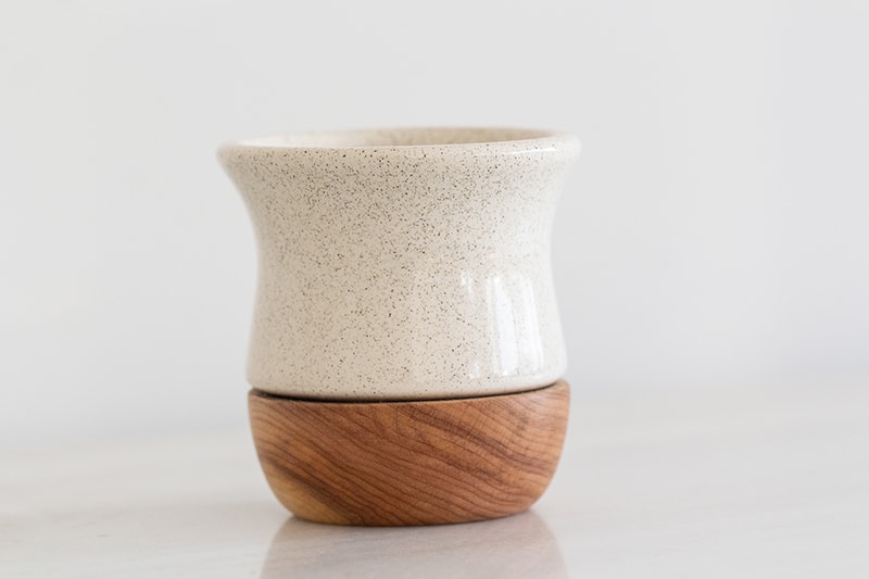 Osprey Capital Cup Copita - Wooden Ceramic Yerba Mate Cup