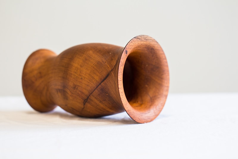 Handcrafted cedar wood yerba mate cup
