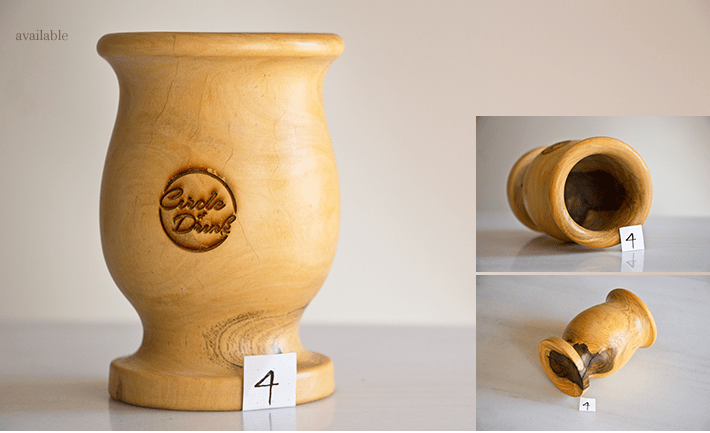 Quantum Heritage Cups - Lignum Vitae Yerba Mate Gourds - Cup 4