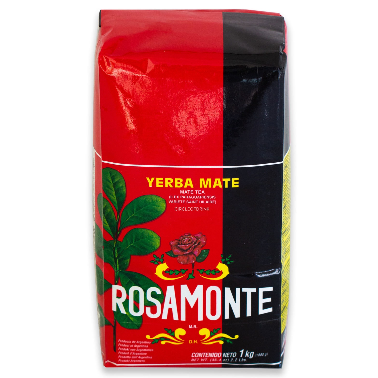 Rosamonte Traditional Yerba Mate - 1kg, 2.2lbs