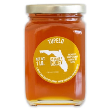 Tupelo Grade A Honey - 16oz Glass Jar