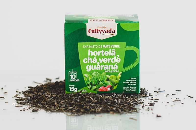 Green Tea, Guarana, Mint, Yerba Mate Teabags