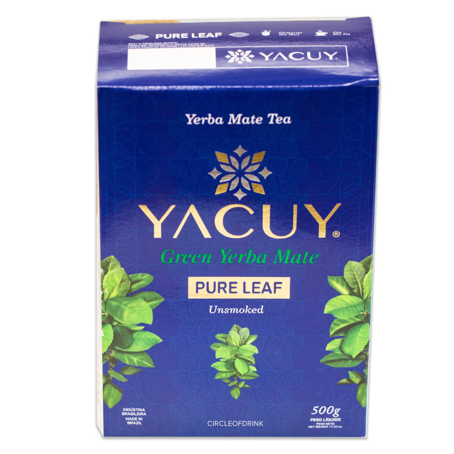 Yacuy Pure Leaf Unsmoked Yerba Mate – Vacuum Sealed -500g