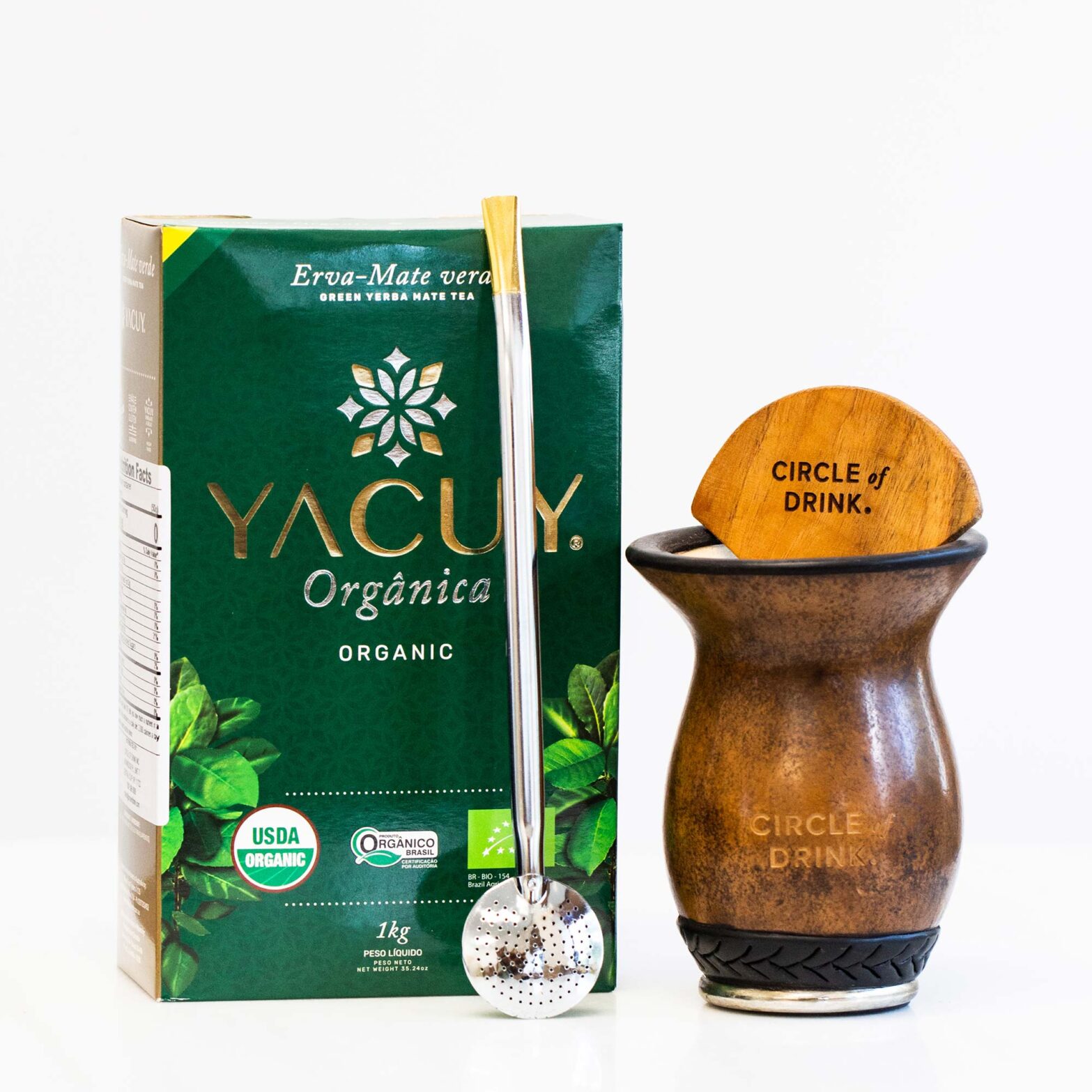 Sabado Chalice Yerba Mate Kit with Yacuy Organic Erva Mate