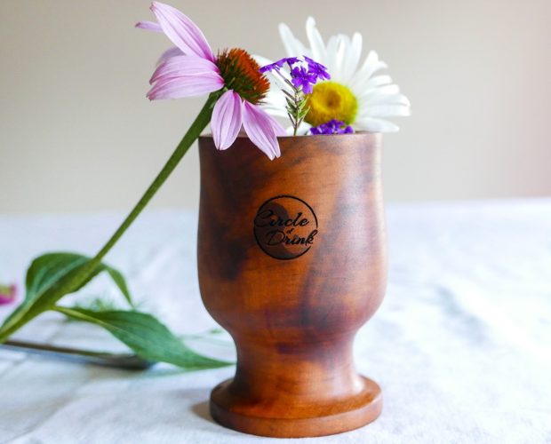 wooden yerba mate gourd - by Circle of Drink