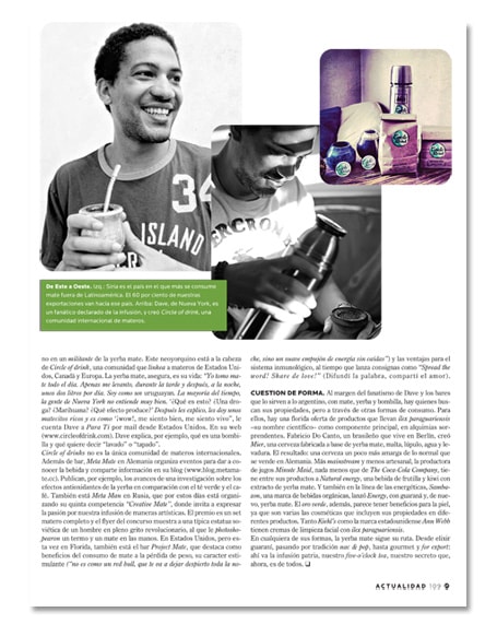 Dave Mate in Para Ti Magazine