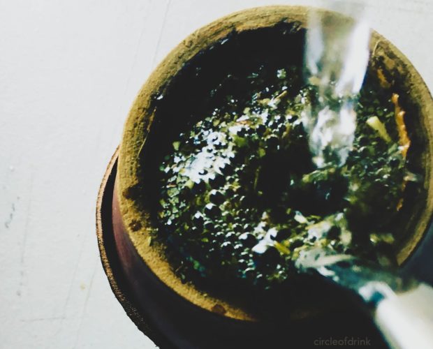 Pouring a gourd of yerba mate - by circleofdrink