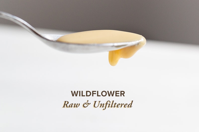 Raw and Unfiltered Gourmet Wildflower Honey for yerba mate tea