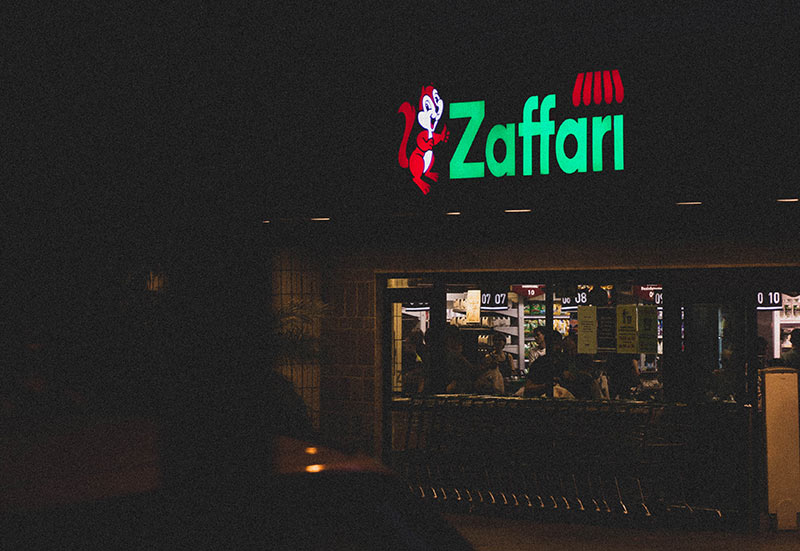 Zaffari, my neighborhood store. Every three days I'm here, like clockwork.